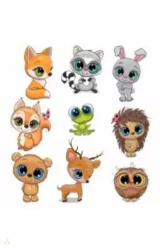 Декоративные наклейки. Лесные зверюшки