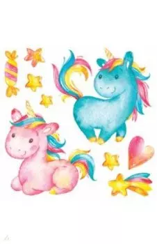 Декоративные наклейки Малыши-единороги