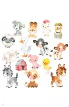 Декоративные наклейки. На ферме