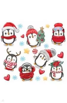 Декоративные наклейки Пингвины