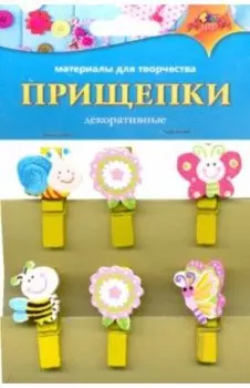Декоративные прищепки "Дружная семейка" (С3574-06)