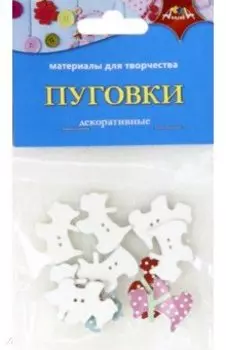 Декоративные пуговки "Собачки" (С3765-02)