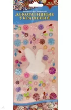 Декоративные украшения Цветочки и пушистик-1 (С3764-01)