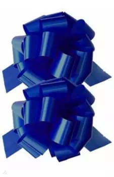 Декоративный бант, 2 шт. синий