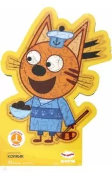 Деревянный фигурный пазл Коржик, 33 детали