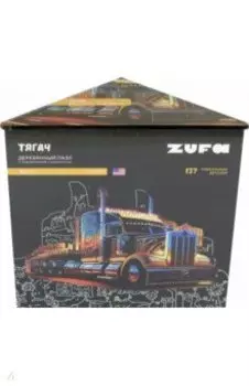 Деревянный фигурный пазл Тягач, 137 деталей