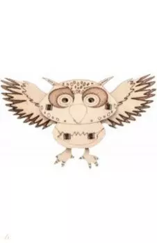 Деревянный конструктор, 3D пазл Сова Ух