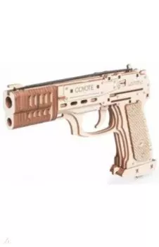 Деревянный конструктор Пистолет-резинкострел Койот