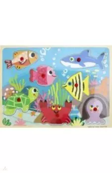 Деревянный пазл Морской мир (75235)