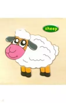 Деревянный пазл "Овечка" (79073)