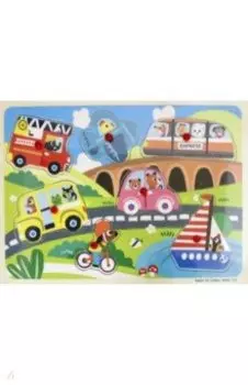 Деревянный пазл "Средства передиважения" (75231)