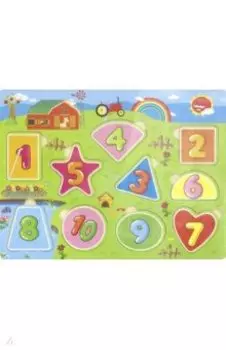 Деревянный пазл "Веселый счет" (679901)