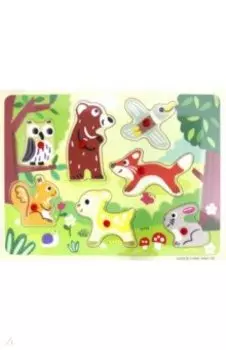 Деревянный пазл "Животные в лесу" (75238)