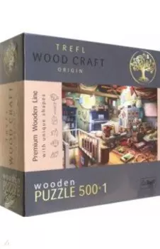 Деревяный пазл-501 Сокровища на чердаке