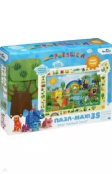 Деревяшки. Пазл-35 гигантский. Найди и покажи