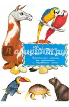 Дидактические карточки "Животные Южной Америки"