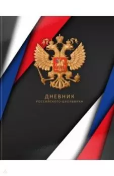 Дневник для 5-11 классов Дневник российского школьника. Черный, 48 листов