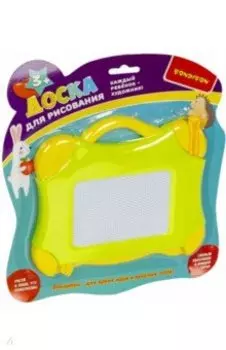 Доска для рисования со стилусом и цветными изображениями, зеленая