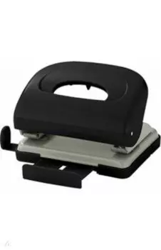 Дырокол, 16 листов, черный