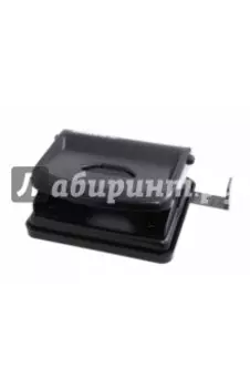 Дырокол "Nero" (металлический, 25 листов, черный) (392027-01)