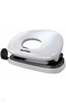 Дырокол Round, 10 листов, белый