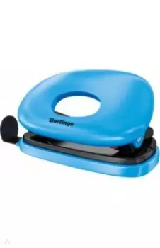 Дырокол Round, 10 листов, голубой