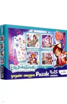 Enchantimals. Полиптих 4х25 "Лесные подружки" (04823)
