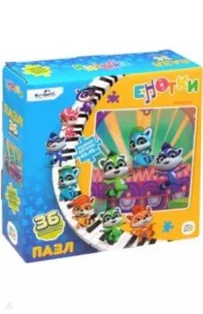 Енотки. Пазл-36. Диско