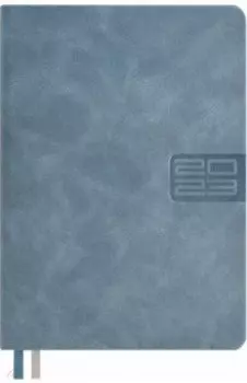 Ежедневник датированный Бакстер. Серо-голубой, А6+, 176 листов
