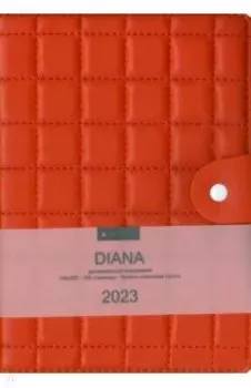 Ежедневник датированный на 2023 год Diana, 176 листов, А5, красный