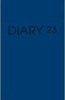 Ежедневник датированный на 2023 год New day. Синий, 176 листов, А5