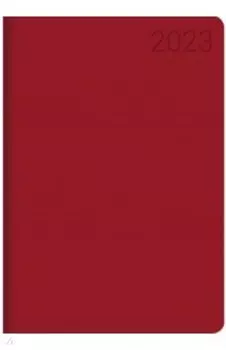 Ежедневник датированный на 2023 год Paragraph. Красный, 176 листов, А5