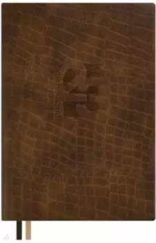Ежедневник датированный на 2023 год Рептилия. Коричневый, А6+, 176 листов