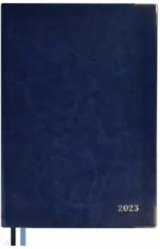 Ежедневник датированный на 2023 год Сариф. Синий, А5, 176 листов