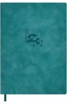 Ежедневник датированный на 2023 год Тиволи. Бирюзовый, А6+, 176 листов
