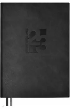 Ежедневник датированный на 2023 год Винченцо. Чёрный, А6+, 176 листов