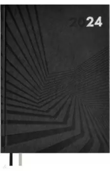 Ежедневник датированный на 2024 год Амальфи, черный, А5+, 176 листов