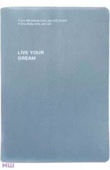 Ежедневник датированный на 2024 год Dream, голубой, А5, 176 листов