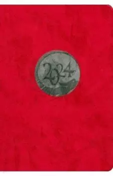 Ежедневник датированный на 2024 год Гонконг-2, красный, А5, 176 листов