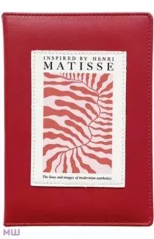Ежедневник датированный на 2024 год Matisse, красный, А5, 176 листов