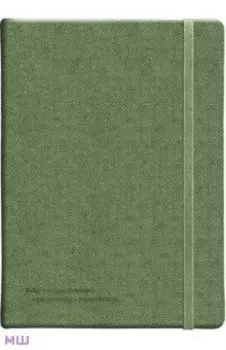 Ежедневник датированный на 2024 год Melange, зеленый, А5, 176 листов