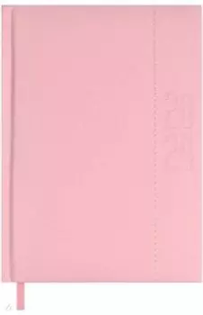 Ежедневник датированный на 2024 год Плонже-эконом, розовый, А6+, 176 листов