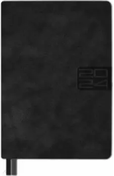 Ежедневник датированный на 2024 год Тиволи глосс, черный, А5, 176 листов