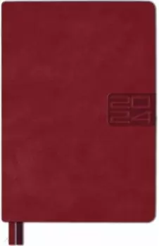 Ежедневник датированный на 2024 год Тиволи глосс, темно-красный, А5, 176 листов