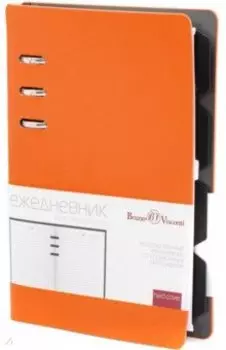 Ежедневник недатированный, 136 листов, А5-, FIRENZE, ОРАНЖЕВЫЙ (3-511/08 )