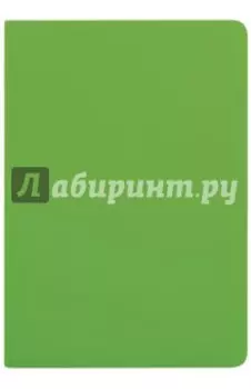 Ежедневник недатированный, 136 листов, А5, "НЕОН-САЛАТОВЫЙ", мягкий, (45276)