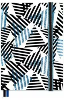 Ежедневник недатированный 160 листов, А5, ПРИСТИН БЕЛЫЙ + СИНИЙ