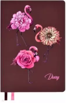 Ежедневник недатированный 160 листов "СОФТ-ТАЧ ФЛАМИНГО" (50390)