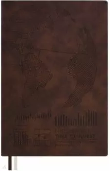 Ежедневник недатированный Финансовое планирование. Инвестиции. Коричневый, А5, 160 листов