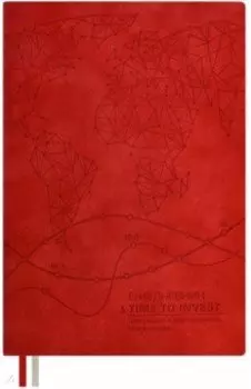 Ежедневник недатированный Финансовое планирование. Инвестиции. Красный, А5, 160 листов